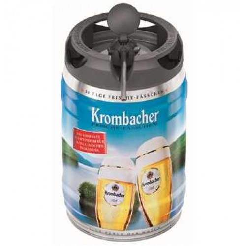 Krombacher Pils - Fût de 5L Non Compatible avec Beertender